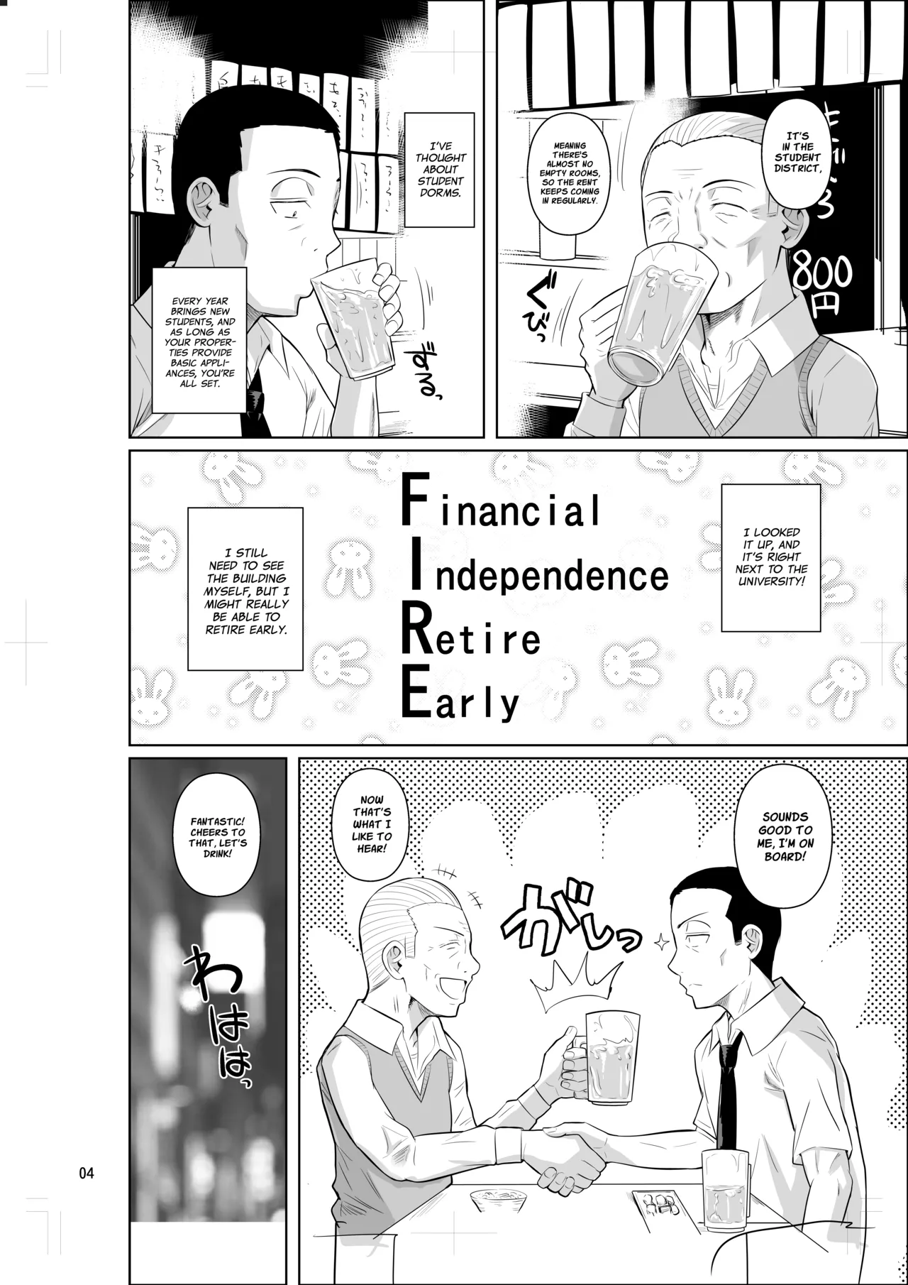 Hentai Manga Comic-A Plain Old Man From The Employment Ice Age Lands a Job at a Foreign Student Dorm Teaching The Blonde Bombshell a Lesson-Read-5